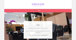 Desktop Screenshot of glossnglamsf.com